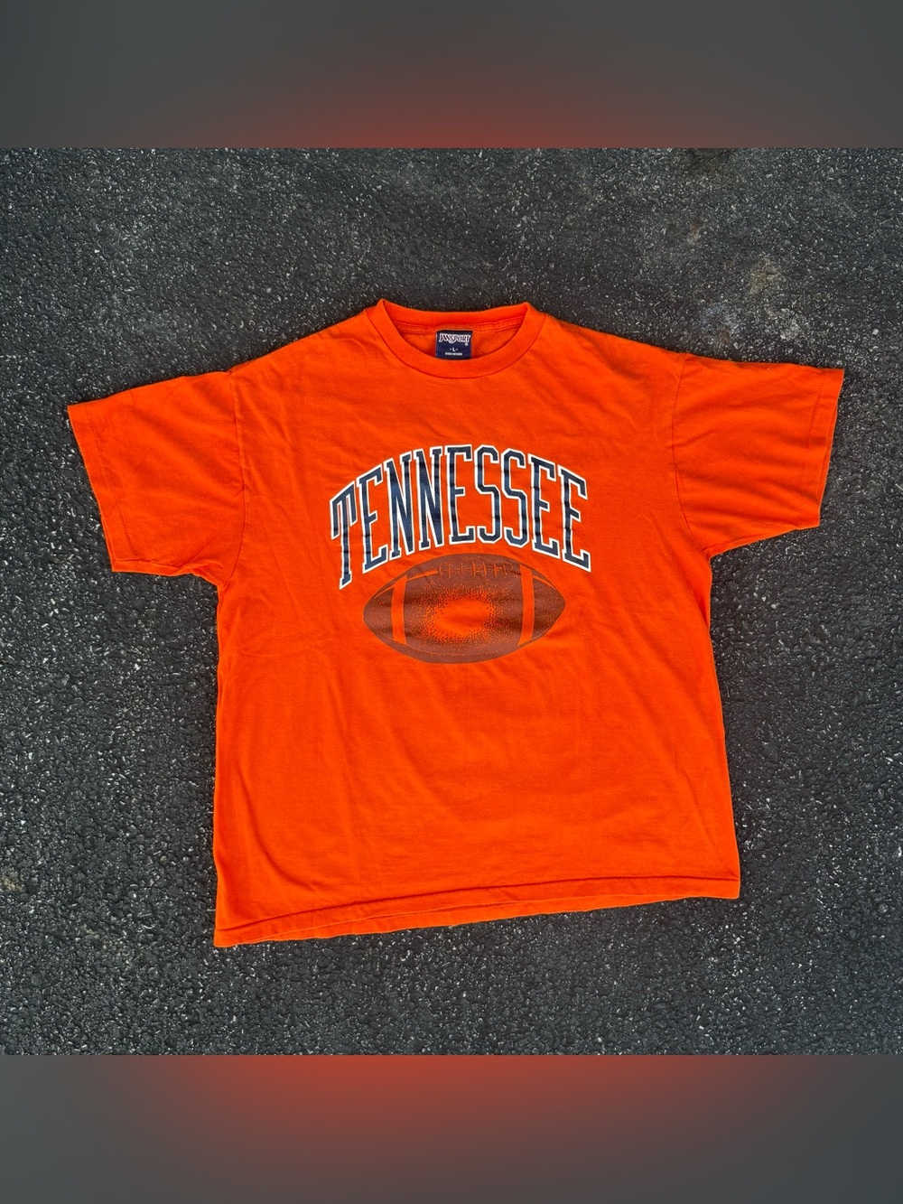 Vintage 90s JanSport University of Tennessee Volunteers Football Graphic T-Shirt